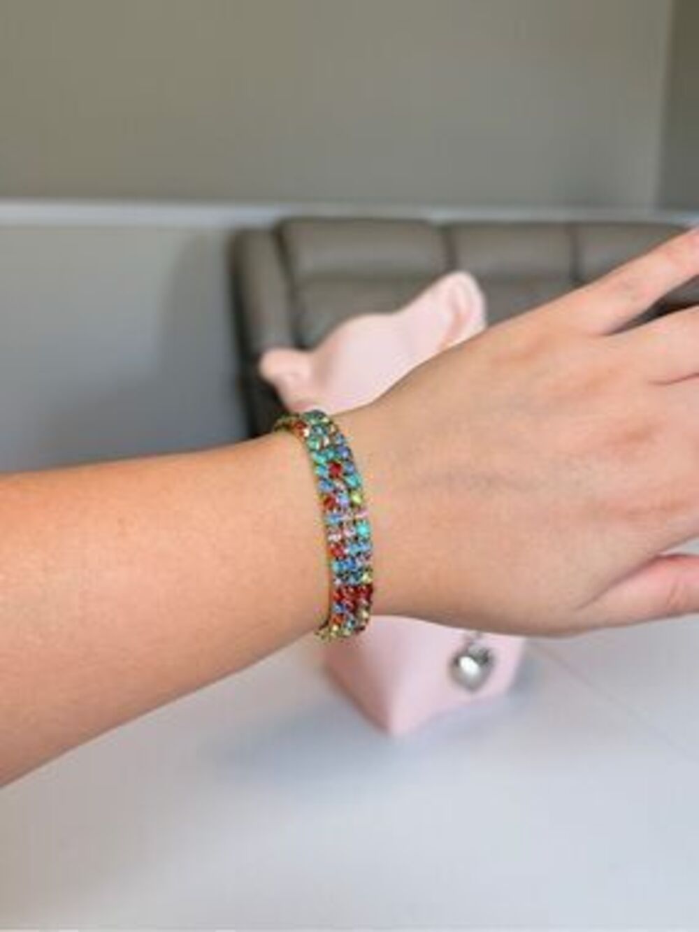Multicolor Gemstone Bracelet
